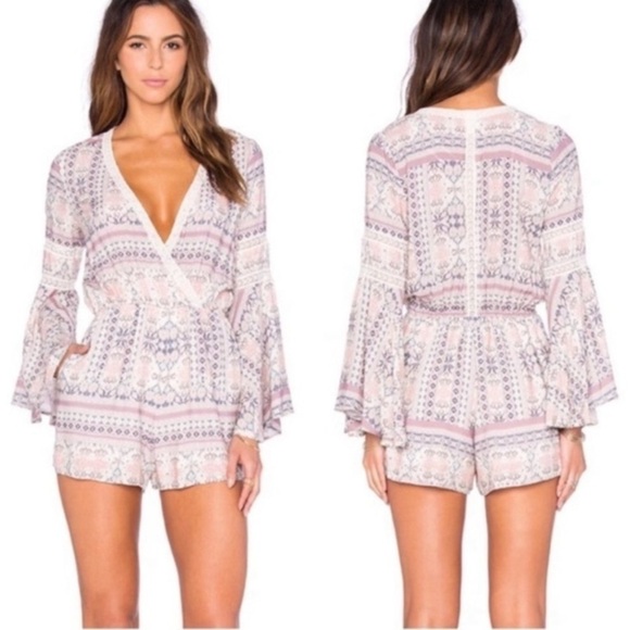 L*space by Monica Wise Lovestruck Remini romper. Size small. - Picture 2 of 8